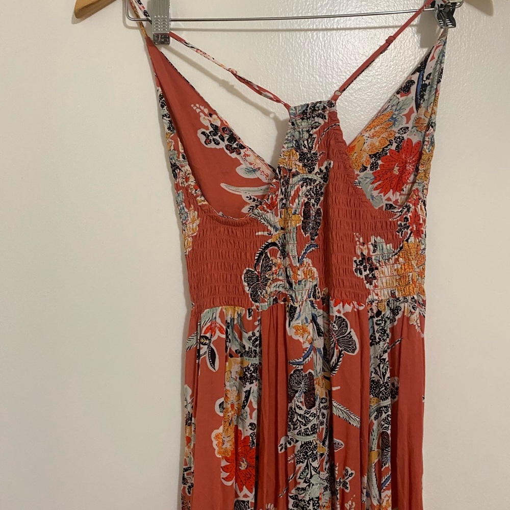 Free People Through The Vine Printed Maxi Dress In Red Combo REVOLVE - Picture 9 of 10